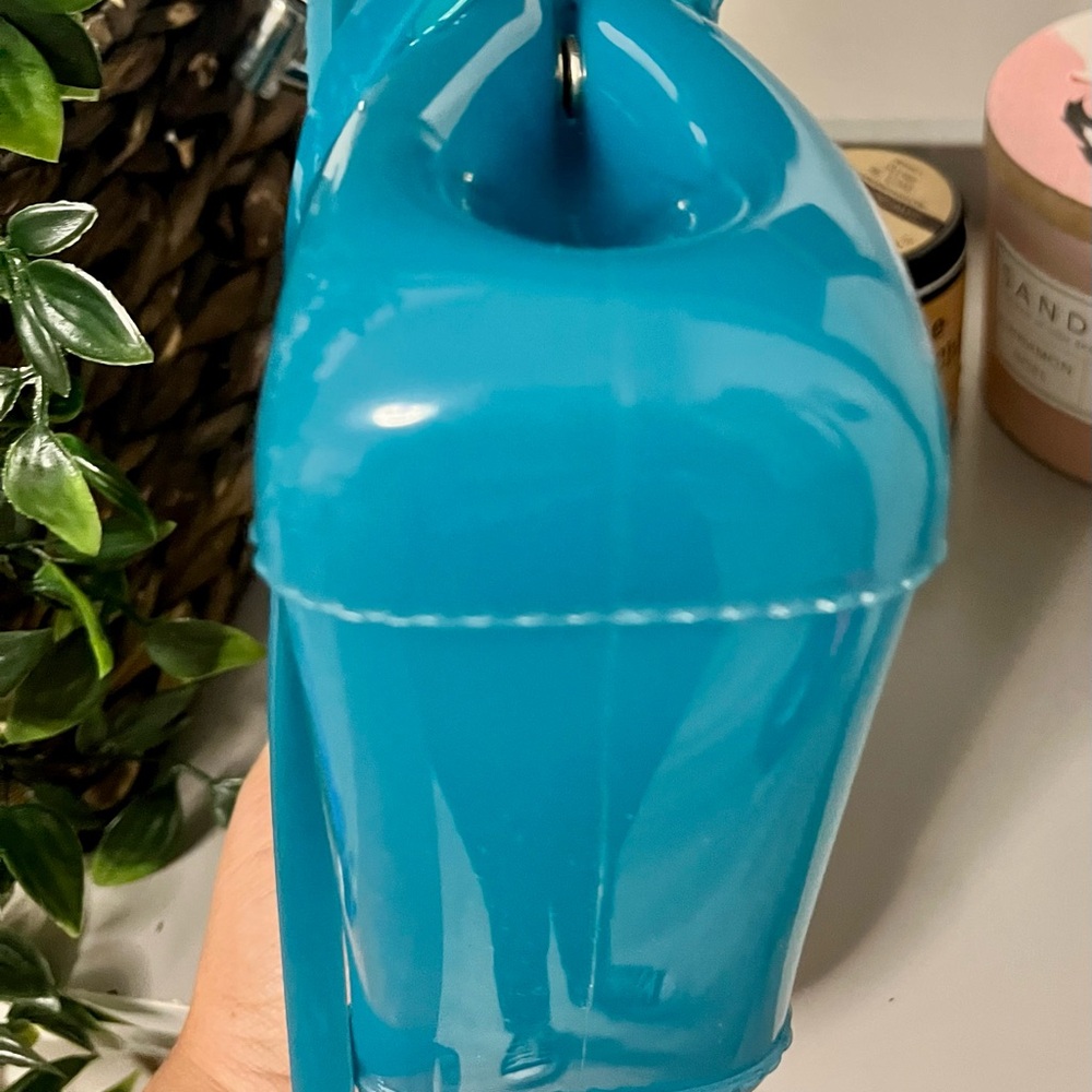 GUC Furla jelly Teal Mini Bag and dust bag - Picture 3 of 4